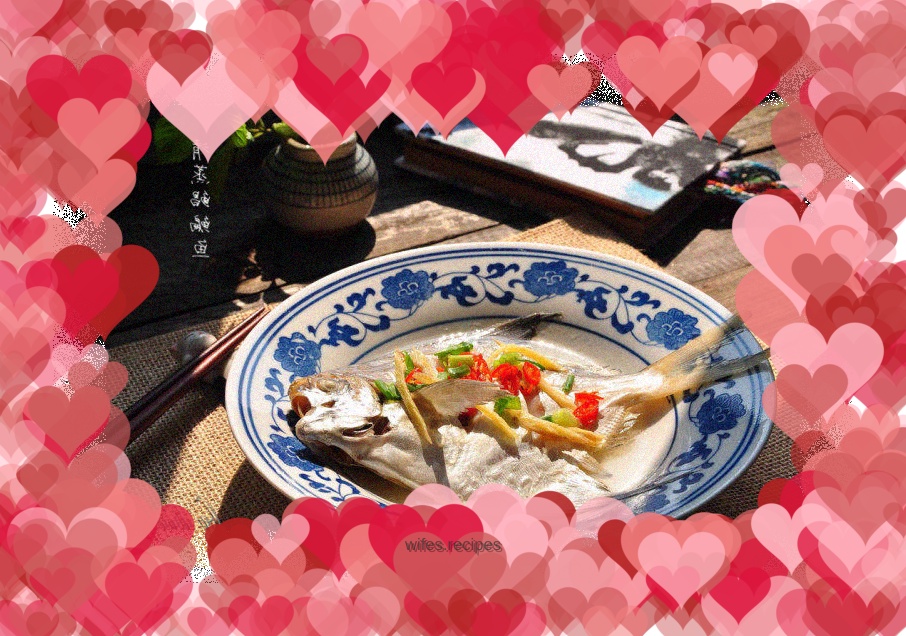 Steamed pomfret and bream