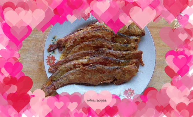 Pan-fried salted fish