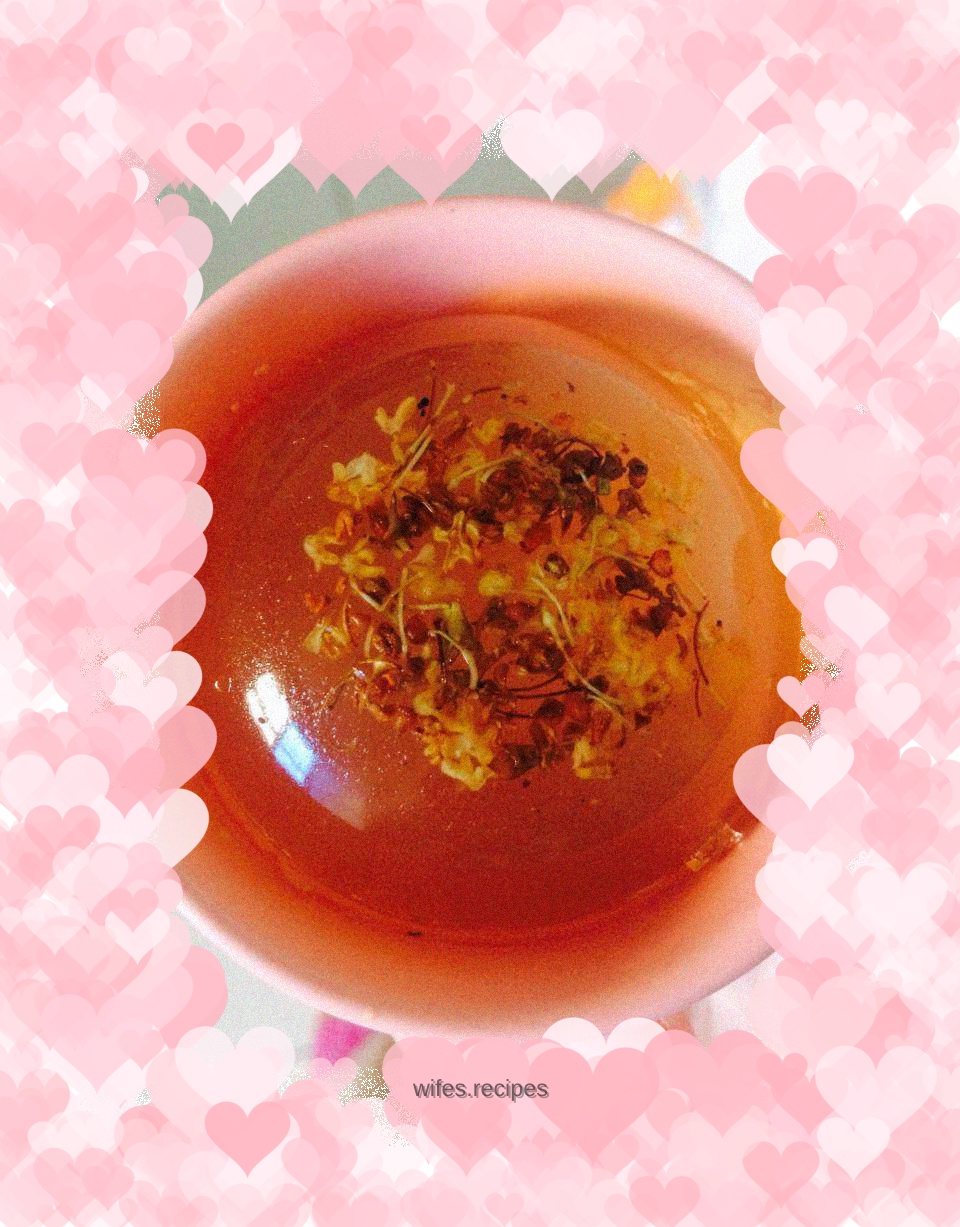 Osmanthus jelly