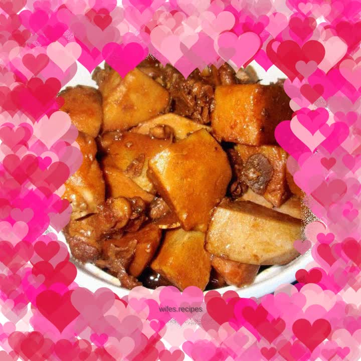 Braised taro duck cubes