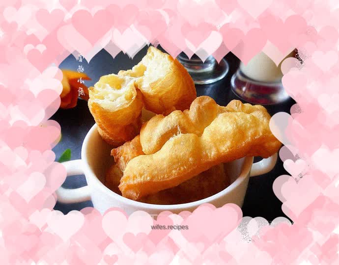 Homemade fried dough sticks