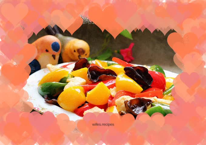 Colorful Chicken Slices