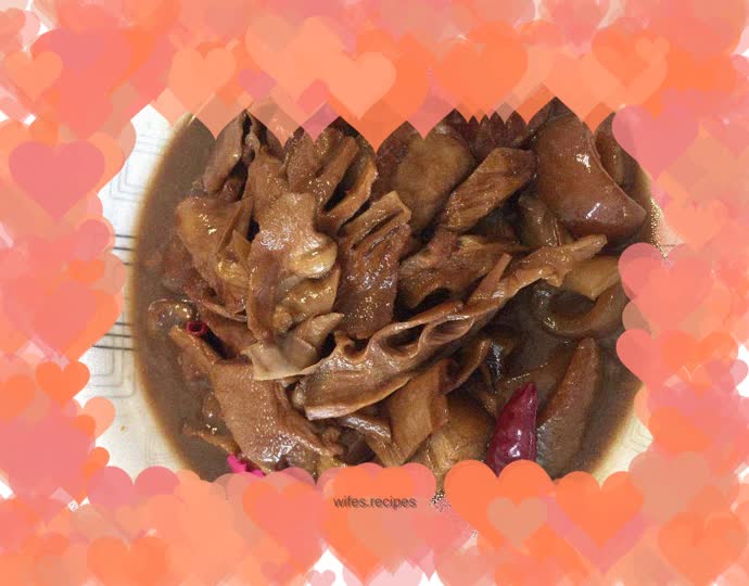 Roasted pork with dried bamboo shoots