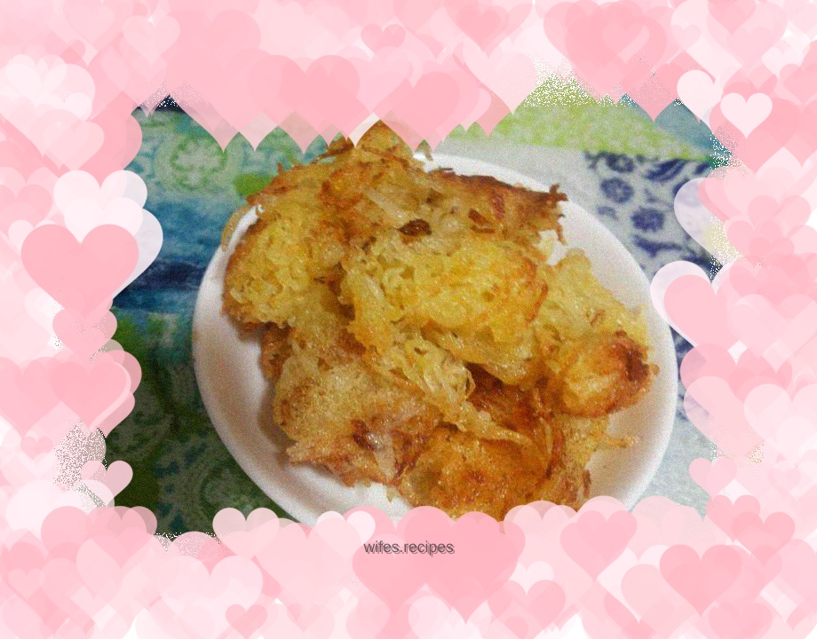 Crispy fried potato shreds
