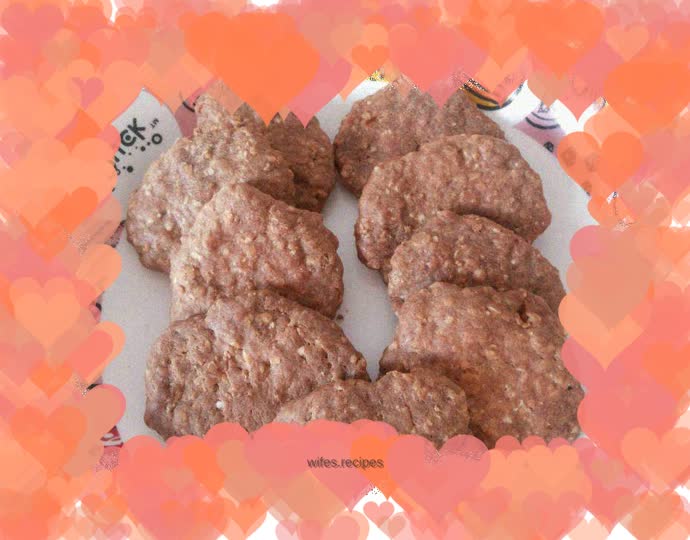 Microwave Chocolate Oatmeal Cookies