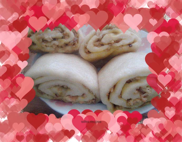 Bean curry chicken rolls