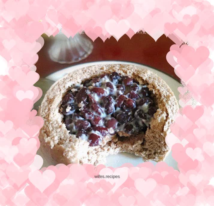 Yogurt honey bean buckwheat steamed buns