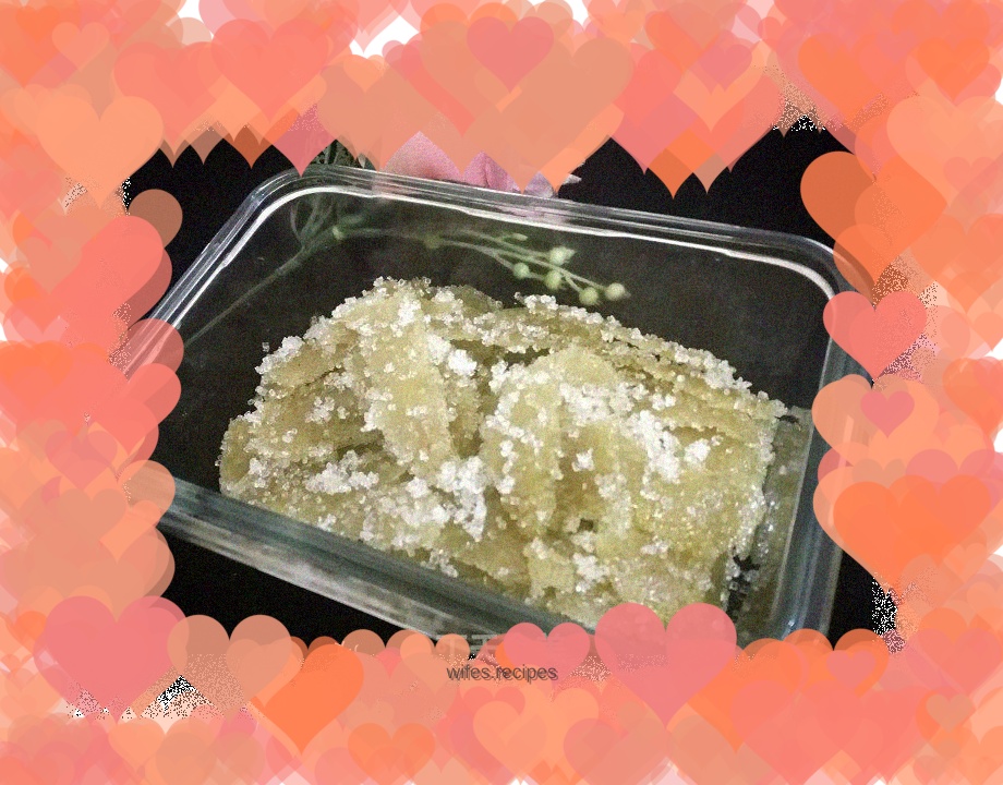 Autumn nourishes yin and moisturizes the lungs—grapefruit peel candy