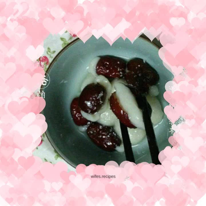 The heart is too soft glutinous rice jujube