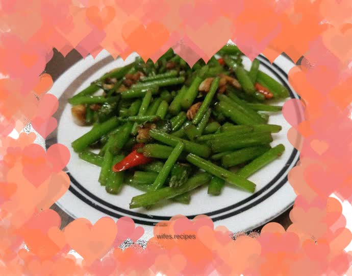 Stir-fried sweet potato roots