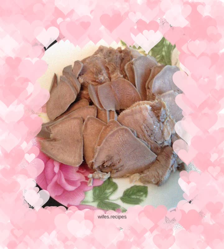 Blanched Pork Tongue