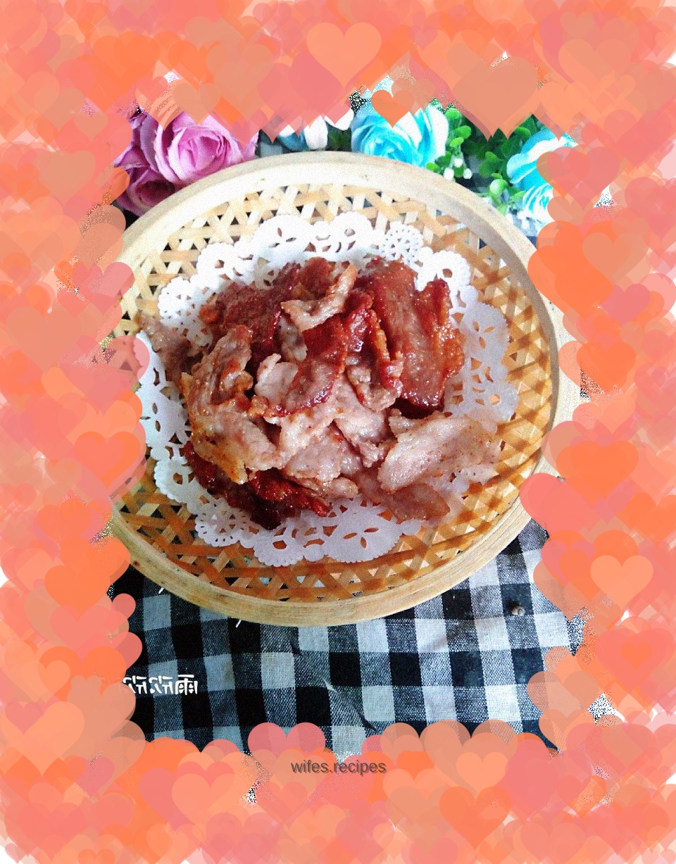 Pan-fried pork belly