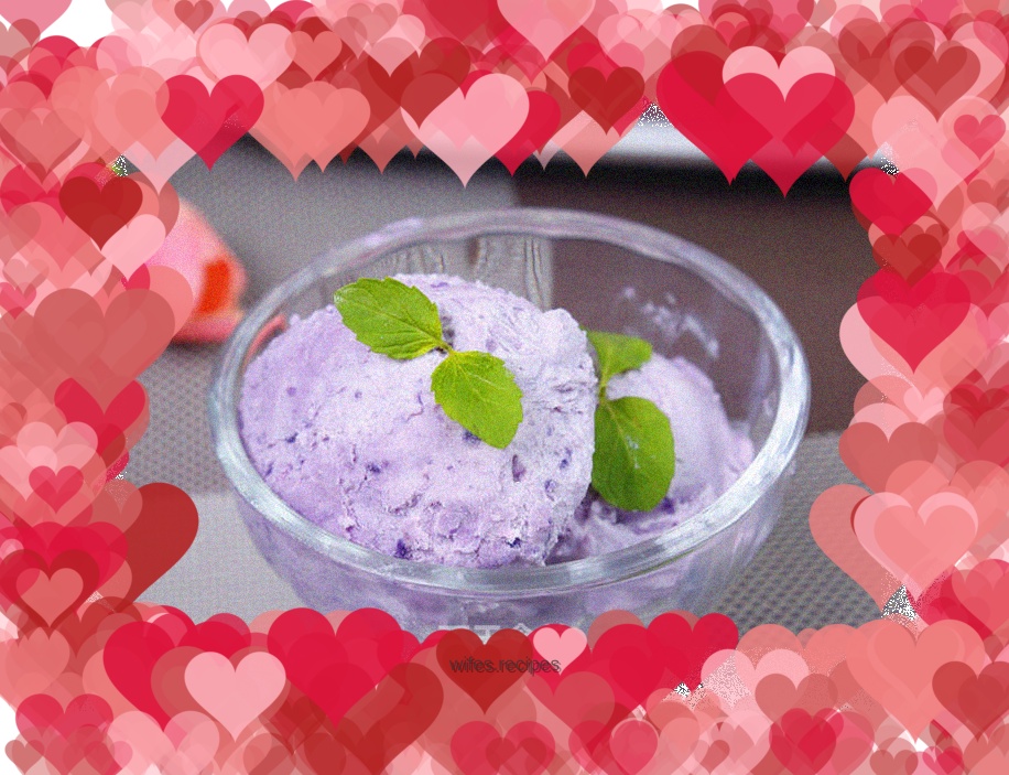 How to make purple sweet potato ice cream