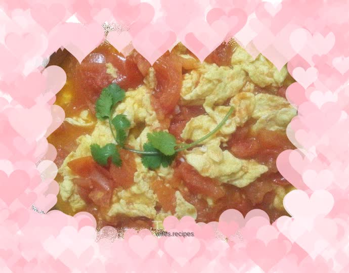 Scrambled eggs with tomatoes