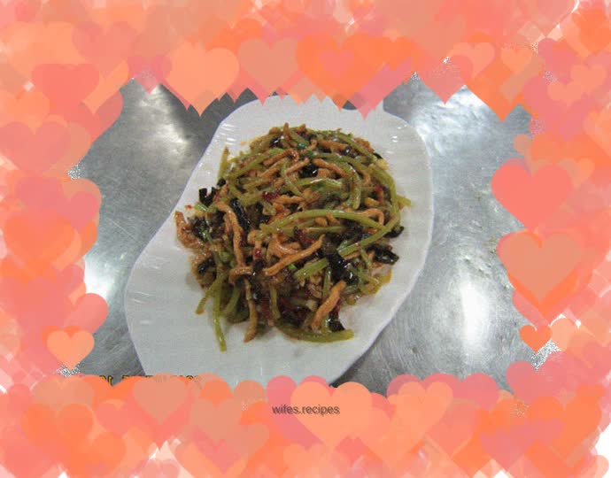 New style fish-flavored shredded pork