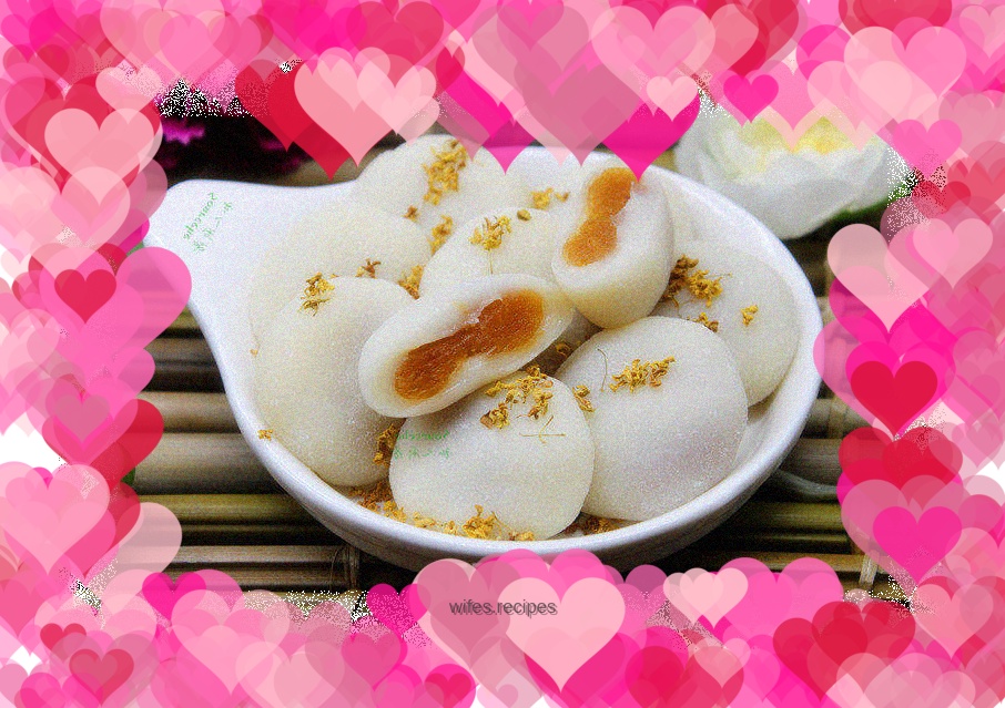 Osmanthus grass cake