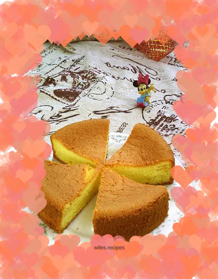 Goose egg chiffon cake