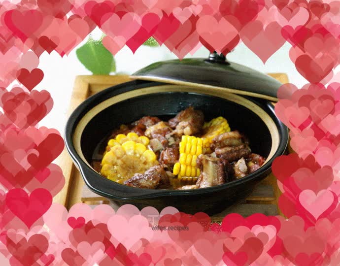 Tomato and Corn Pork Ribs Stew