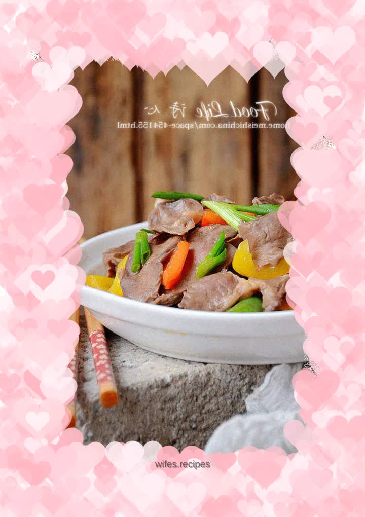 【Stir-fried pig heart】---It’s so cold, why not have a meat dish