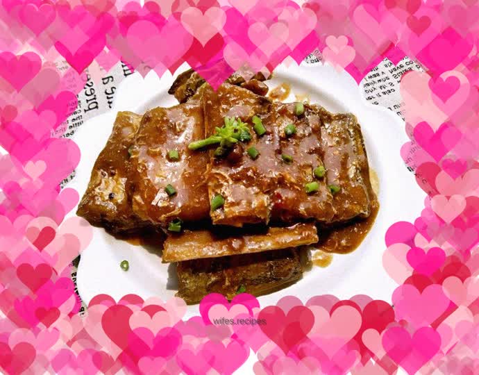 Braised Hairtail with Yellow Sauce