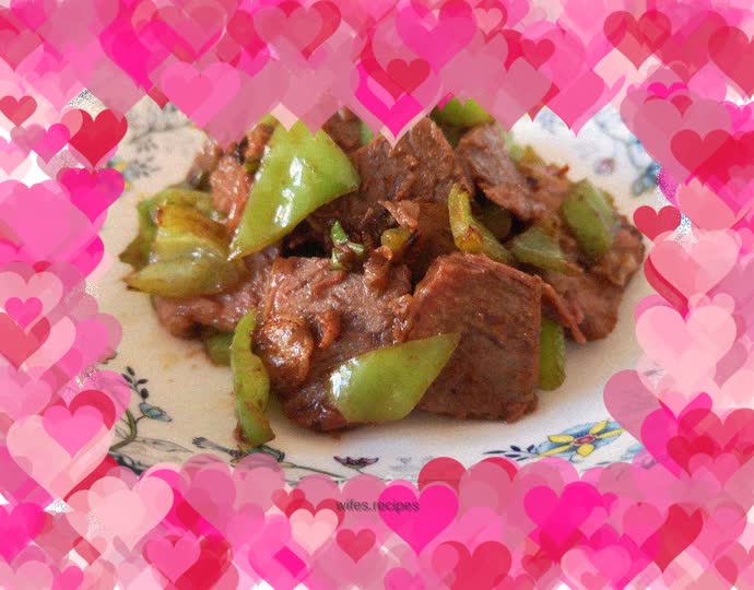 Green pepper beef