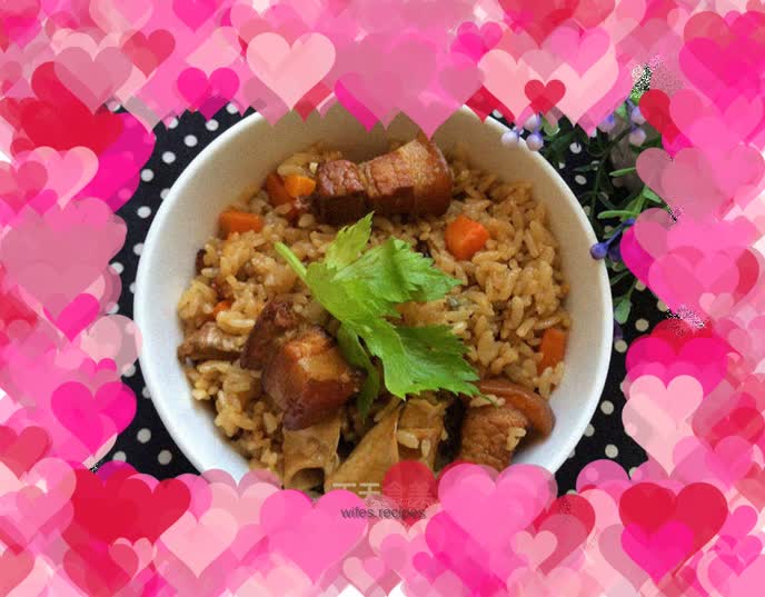 Braised pork with rice