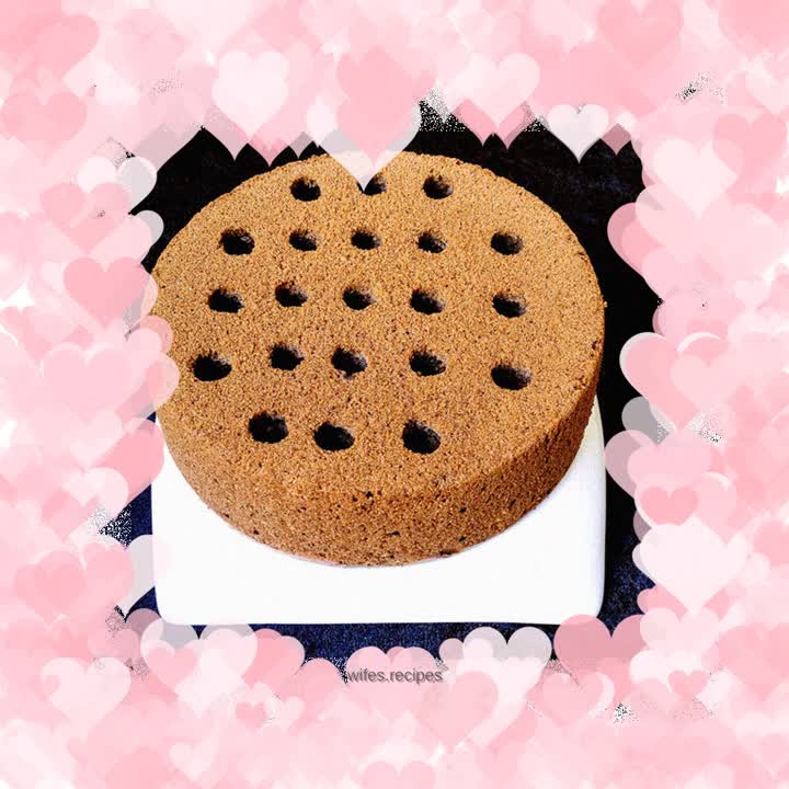 Briquette chiffon cake