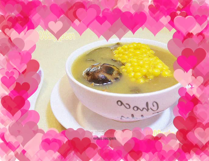 Pork bone, seaweed and corn soup--Kuaishou soup