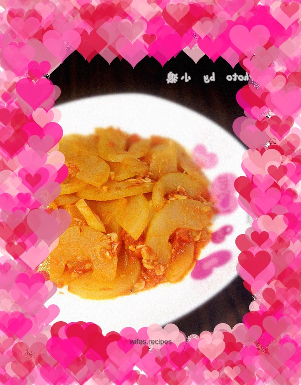 Winter Melon with Tomato Sauce