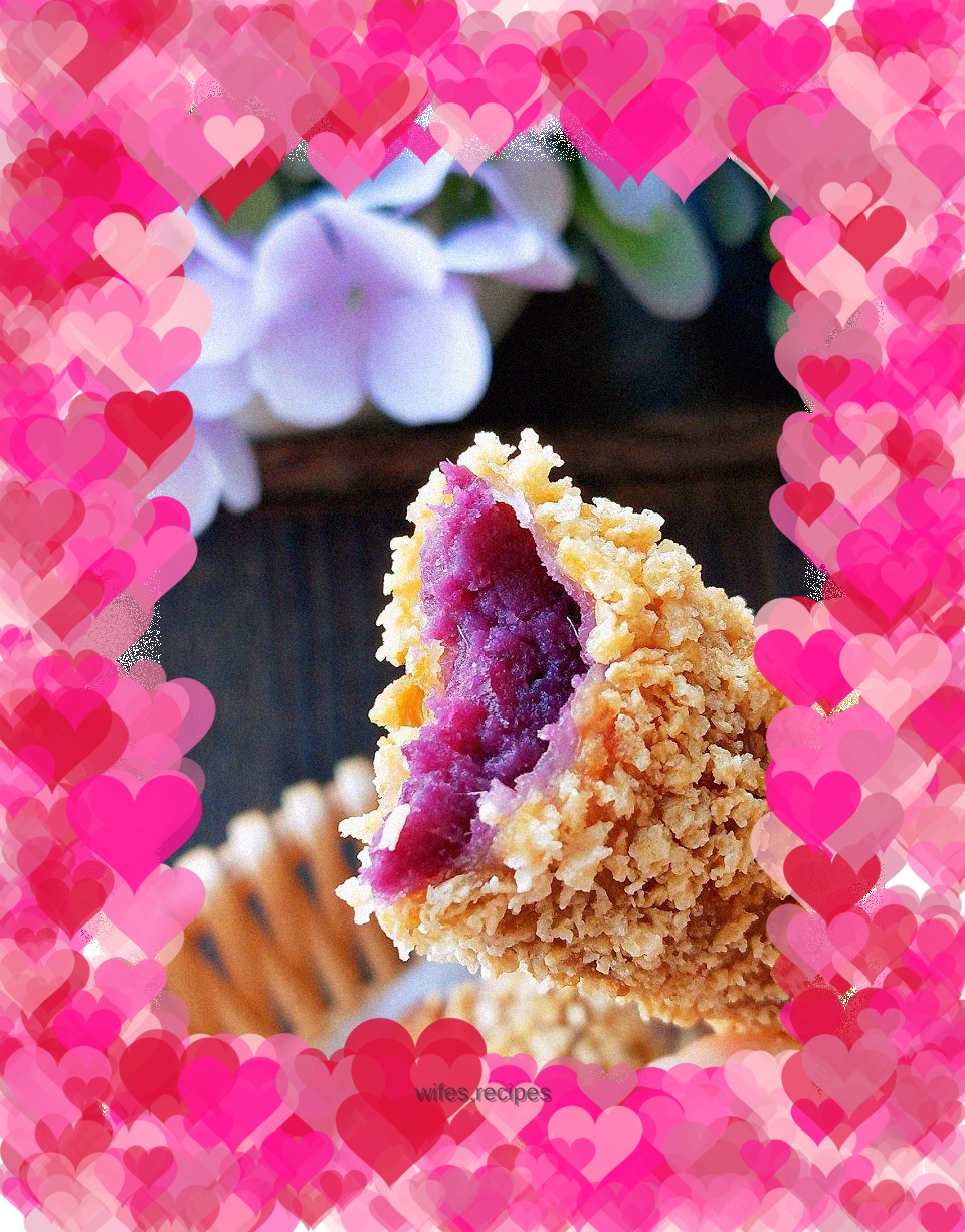 Purple sweet potato cake