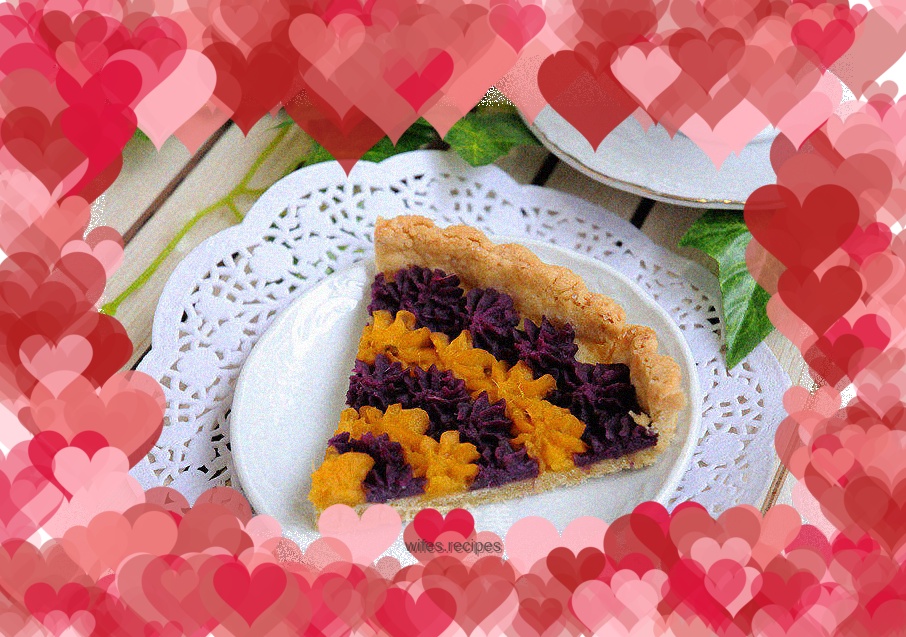 Two-color coarse grain pie - escorting health
