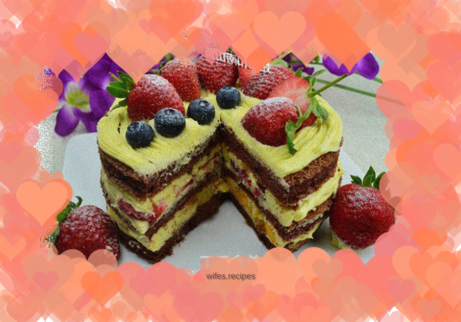 Vanilla Chocolate Naked Cake