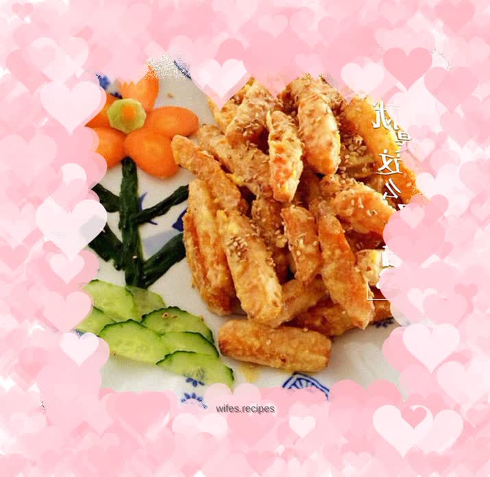 Baked pumpkin with egg yolk