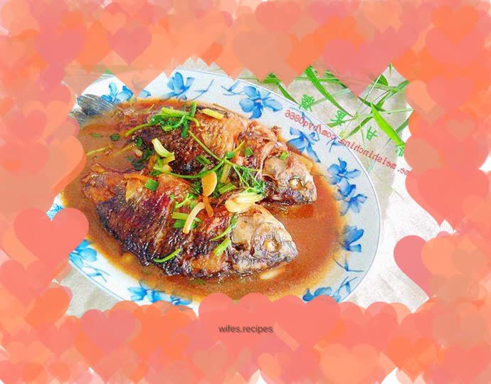 Braised crucian carp