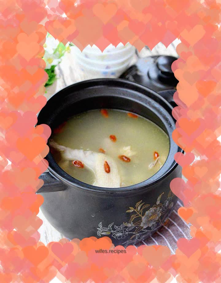Fresh Lily and Yam Chicken Soup