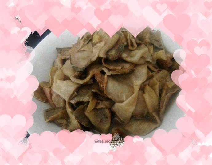 Stir-fried pork with dried melon