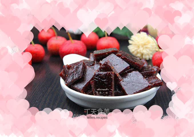 Appetizing hawthorn slices