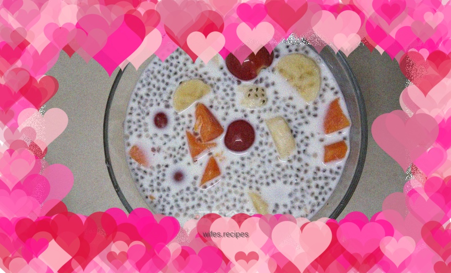 Chia seed fruit smoothie