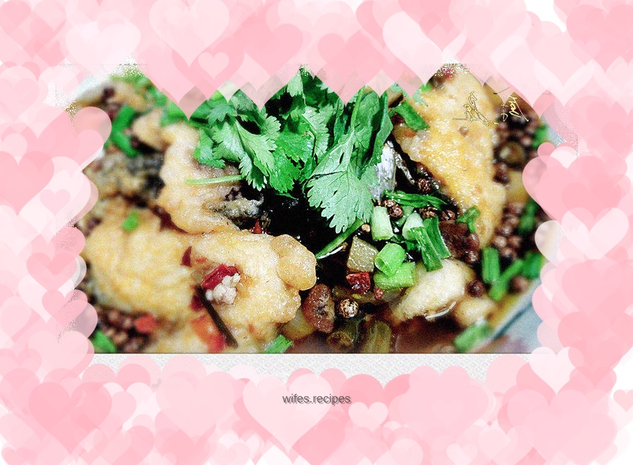 Double pepper fish fillet