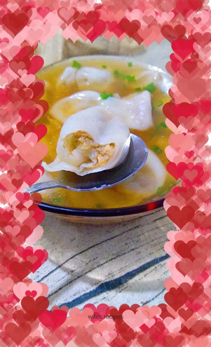 Winter Melon and Big Meat Wontons