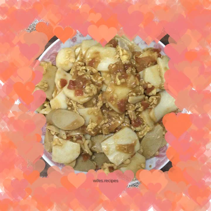 Creative fried rice cake