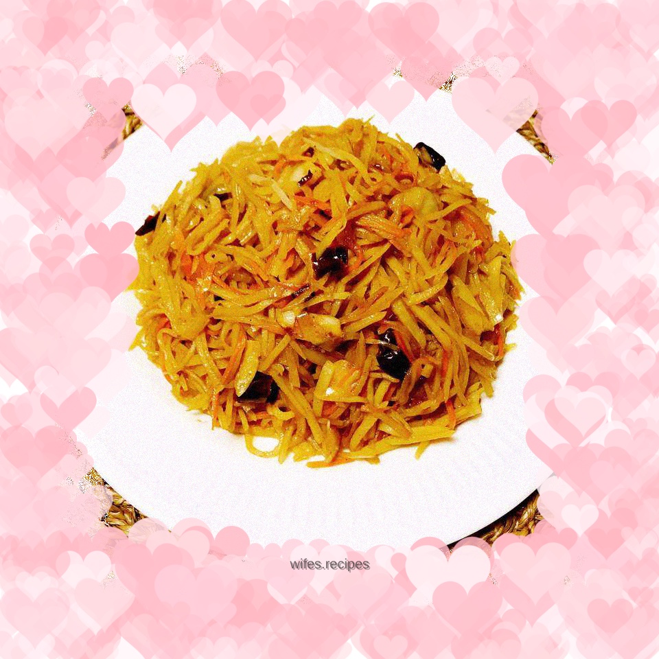 Hot and sour potato shreds