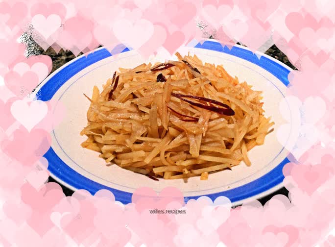 Spicy and Sour Cumin Shredded Potatoes