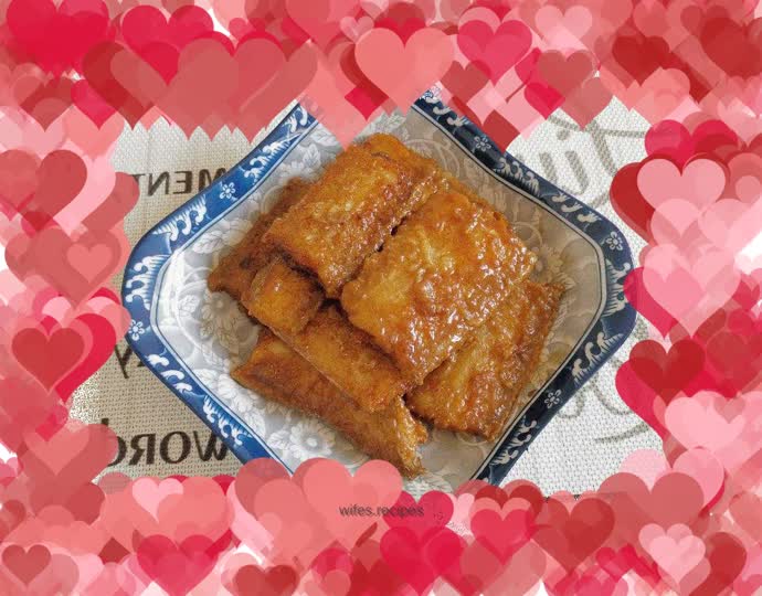 Braised hairtail fish