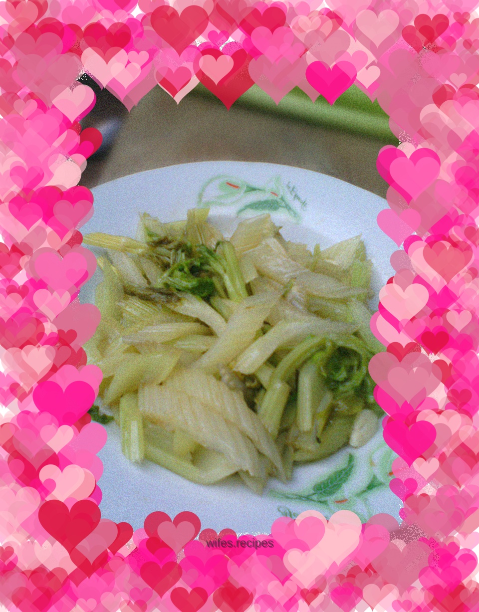 Cold celery