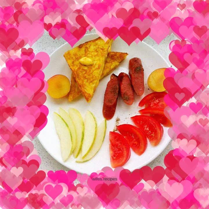 Simple breakfast toast