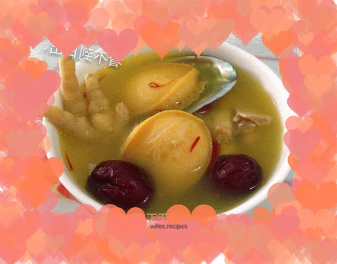 Saffron Abalone Chicken Soup