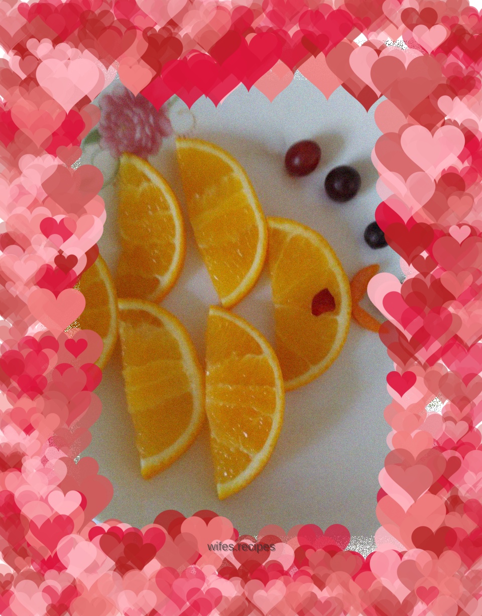 Orange fish blowing bubbles 1