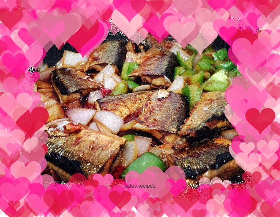 Saury braised in soy sauce