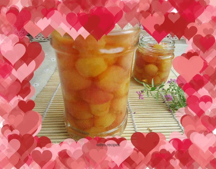 Homemade canned cherry syrup